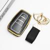 3 Buttons Car Keyless Shell Fob Cover Keychain Tpu Key Case Protection For Toyota Highlander Prius Rav4 Camry Corolla 4Runner