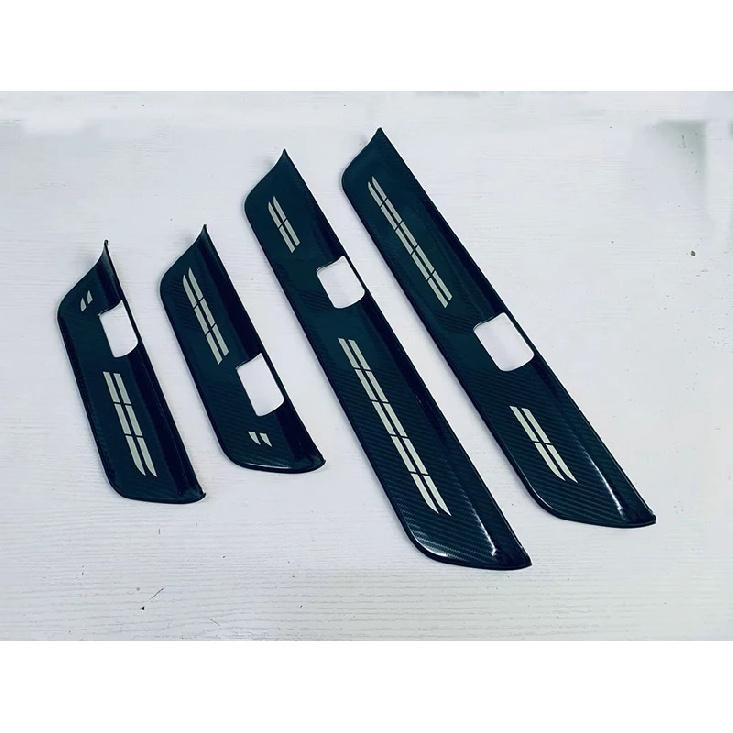 For Tesla Model 3 2024 2025 Stainless Steel Inner Ouside Door Sill Panel Scuff Plate Kick Step Trim Cover Protector