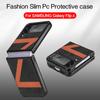 Anti -Drop Slim Protection Leather Case For Samsung Galaxy Z Flip4 5g Flip 4 Zflip4 Ultra Thin Lightweight Folding Cover Funda