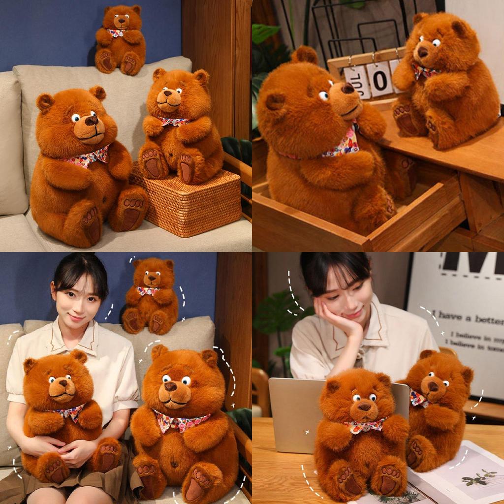 Adorable Plush Bear Stuffed Animal Soft Toy For Kids Perfect Gift For Girls