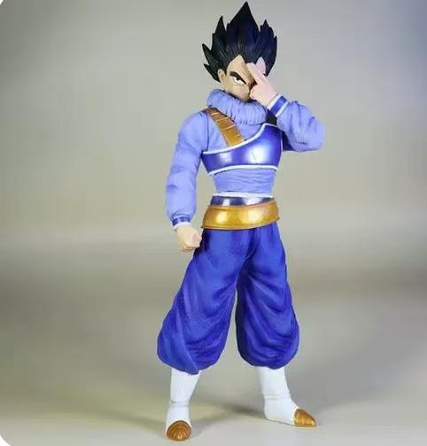 Dragon Ball Hell Vegeta Light Sphere Vegeta Teleportation Sitting Pearl Battle Suit Figure Model GK
