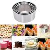 3 Stück Edelstahl Runde Keksform Teigtaschenhautschneider DIY Gebäck Kuchen Backwerkzeug Küchengerät Für Süße Leckereien