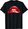 Rocky Horror Picture Show Ikone Rote Lippen Poster T-Shirt