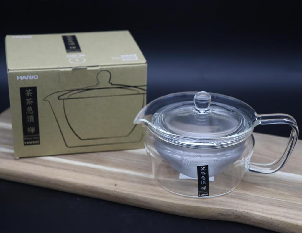 HARIO [Chacha Zen Kyusu] Enjoy Japanese tea in style with this heat-resistant glass kyusu. Gift wrapping available. Model number: CHZ-30T