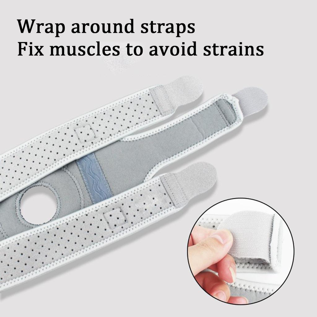 3D-Silikon-Knieschoner und -Bänder stabilisieren das Knie. Geeignet für Sport, Fitness, Laufen und andere Sportarten. Atmungsaktiv.