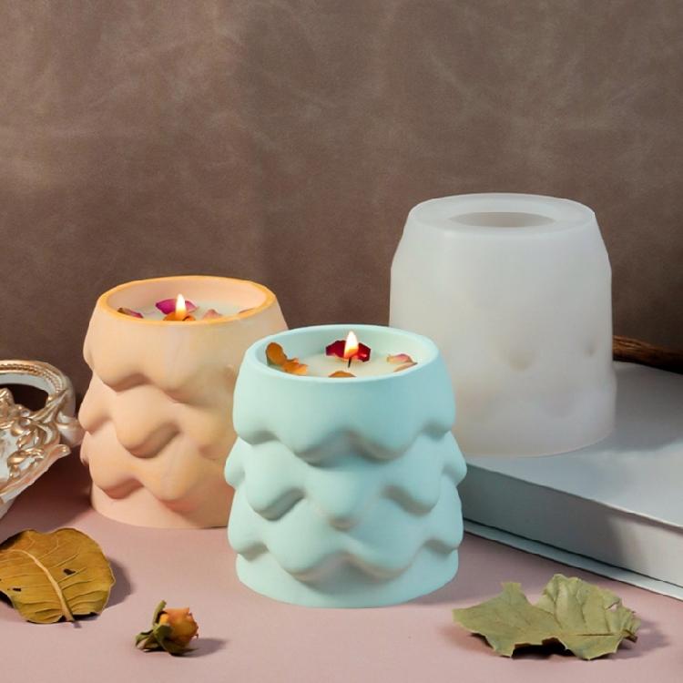 Weihnachtsbaum Glas Silikonformen Weihnachtsbaum Kerzenbecher Silikonformen für Epoxidharz Zement Kerzenhalter