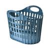 Plastic Collapsible Laundry Basket With Handle For Home Bathroom Storage And Wall Mounting