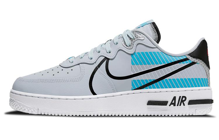 Nike Air Force 1 Low React 3M Pack Pure Platinum Baltic Blue CT3316-001 40
