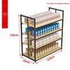Multilayer Double-Sided Display Rack for Snacks, Drinks & Stationery
