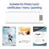 Desktop Laminator Machine Set A3 Size Multifunctional Hot and Cold Lamination 2 Roller System 12.5 Inches Max Width