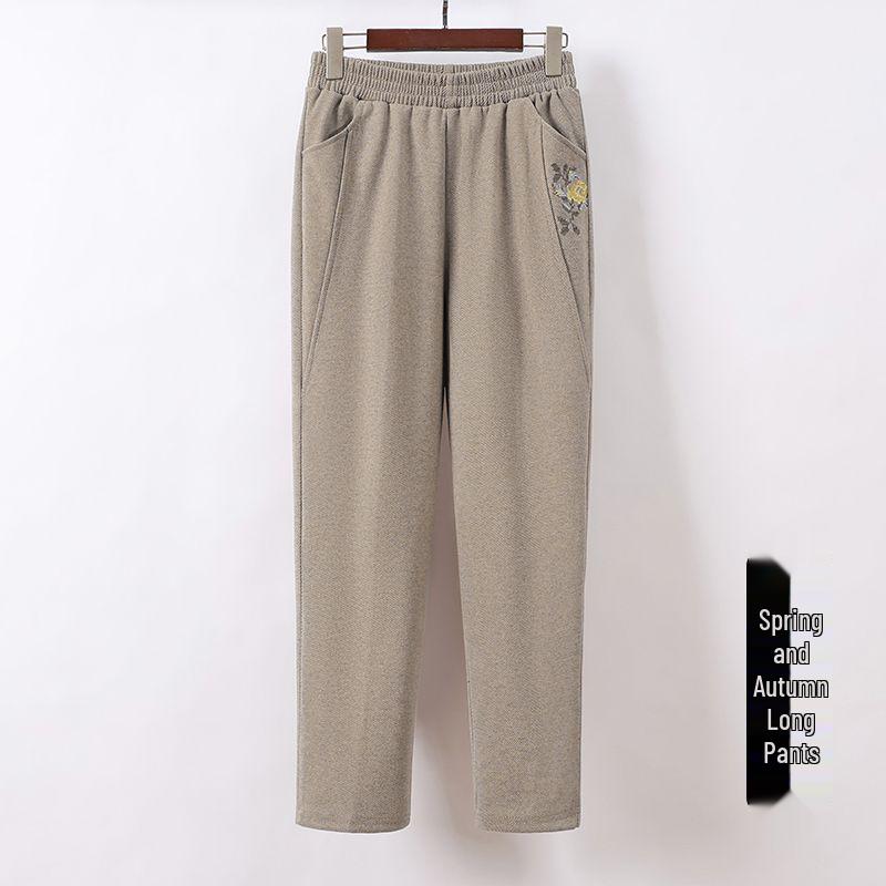 Haremshose mit hohem Bund und Fleecefutter für Damen - Herbst-/Winterstil