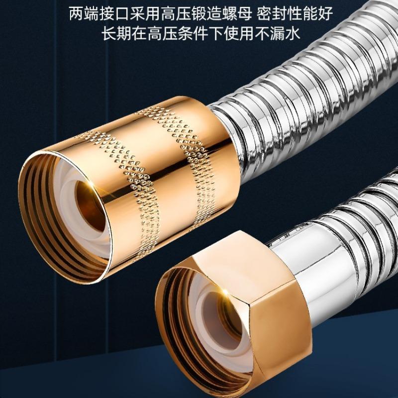 1ks nerezová sprchová trubka sprchová hadice vodovodní potrubí domácí přívodní potrubí horká a studená tlaková tryska ohřívač vody ochrana proti výbuchu