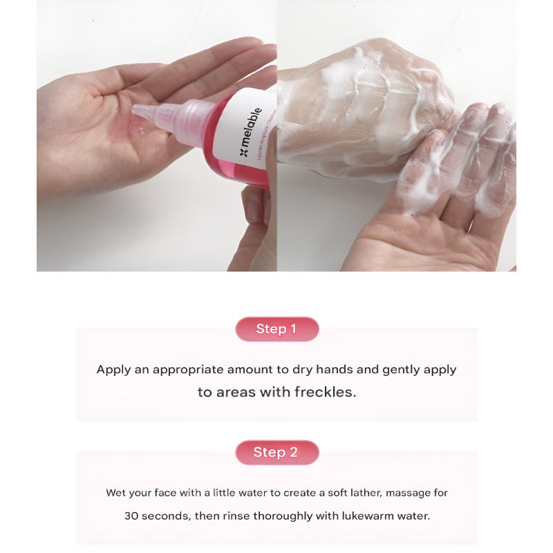 Melable Ruby PDRN Ampoule Cleanser 150ml Rejuran Brightening