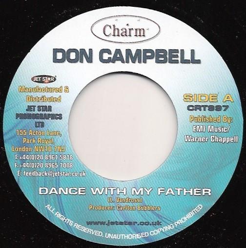 

7inch Record DON CAMPBELL - Dance With My Father CRT997 Charm UK Reggae, Ska & Dub Used