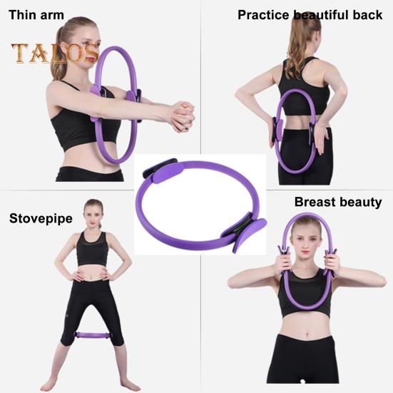 11Pcs/Set Yoga Fitness Kit with Pilates Ring Yoga Ball Glute Booty Band Figure 8 Resistance Band Stretching Belt Home Gym Fitness Equipment
