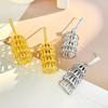 Retro Luxury Fashion Wheel Lantern Earrings For Women