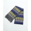 Used MANTAS EZCARAY MIA Mohair Stole C#36 MI-78F (Blue) Muffler