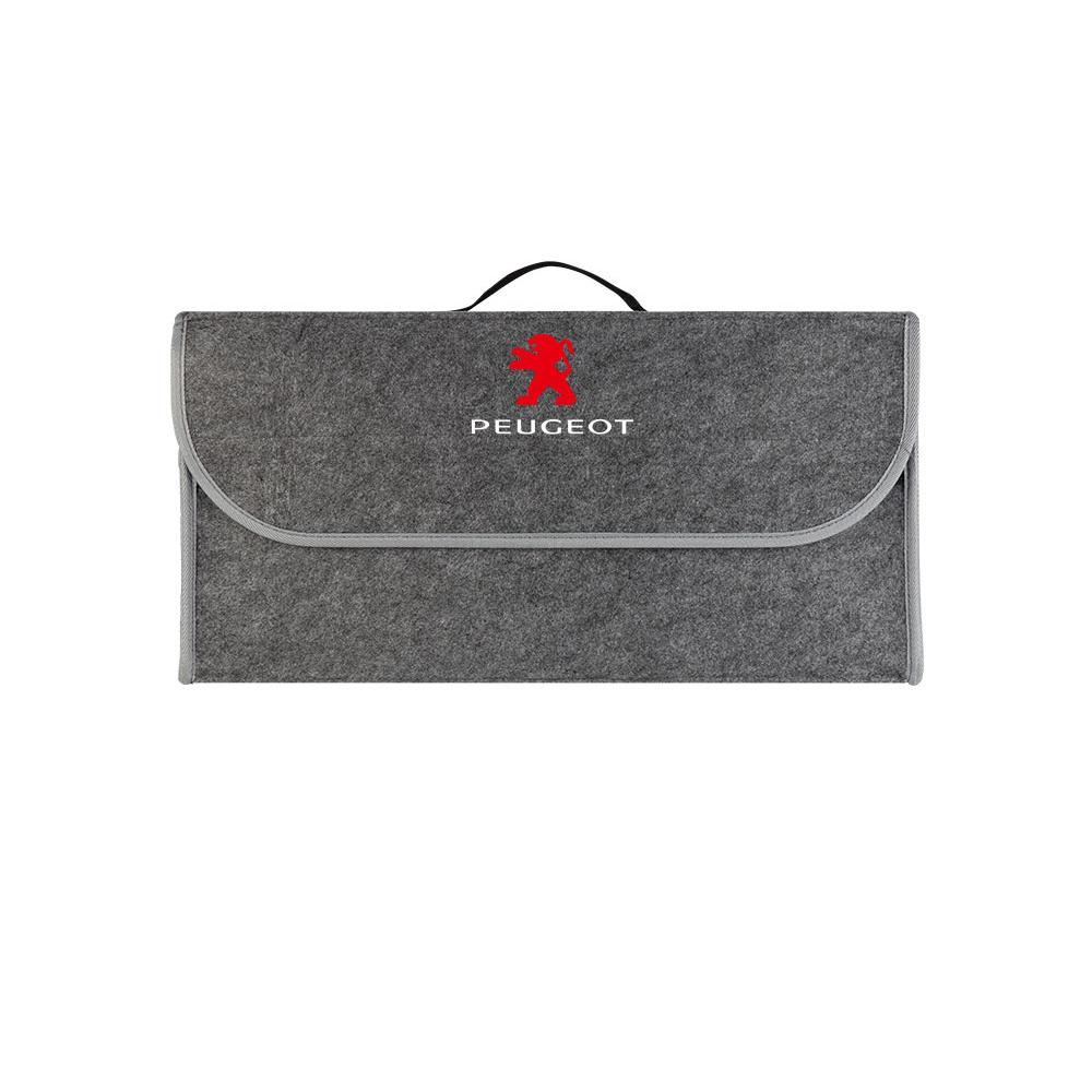 For Peugeot 508 106 107 108 2008 3008 308 307 106 1pcs Folding Car Storage Box Car Trunk Organizer Box Auto Storage Center Cover