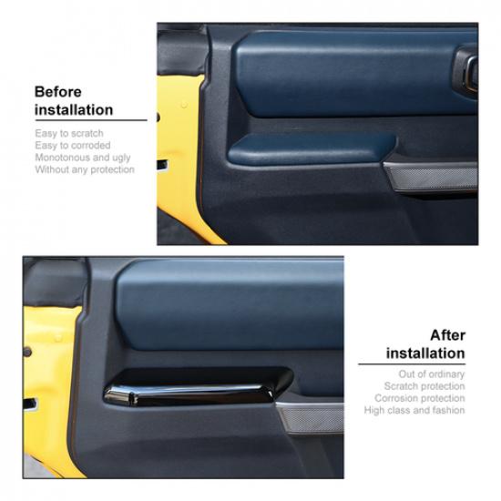 Door Inner Handle Panel Cover Interior Accessories 4-Doors For Bronco -2025