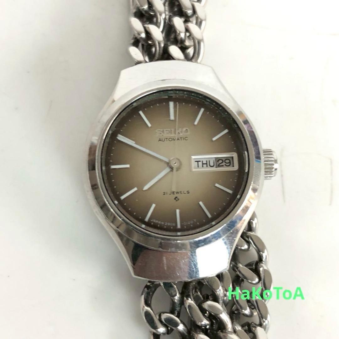 [Working Item] Seiko 5 Five 21 Jewels Automatic Ladies Watch Day Date SEIKO AUTOMATIC 21JEWELS Retro
