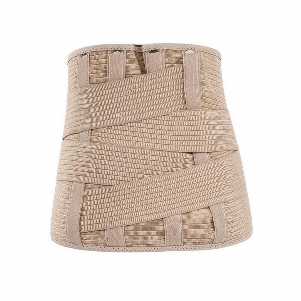 Waist Belt with Aluminum Plate Comfortable Back Brace Support Stays Elastic