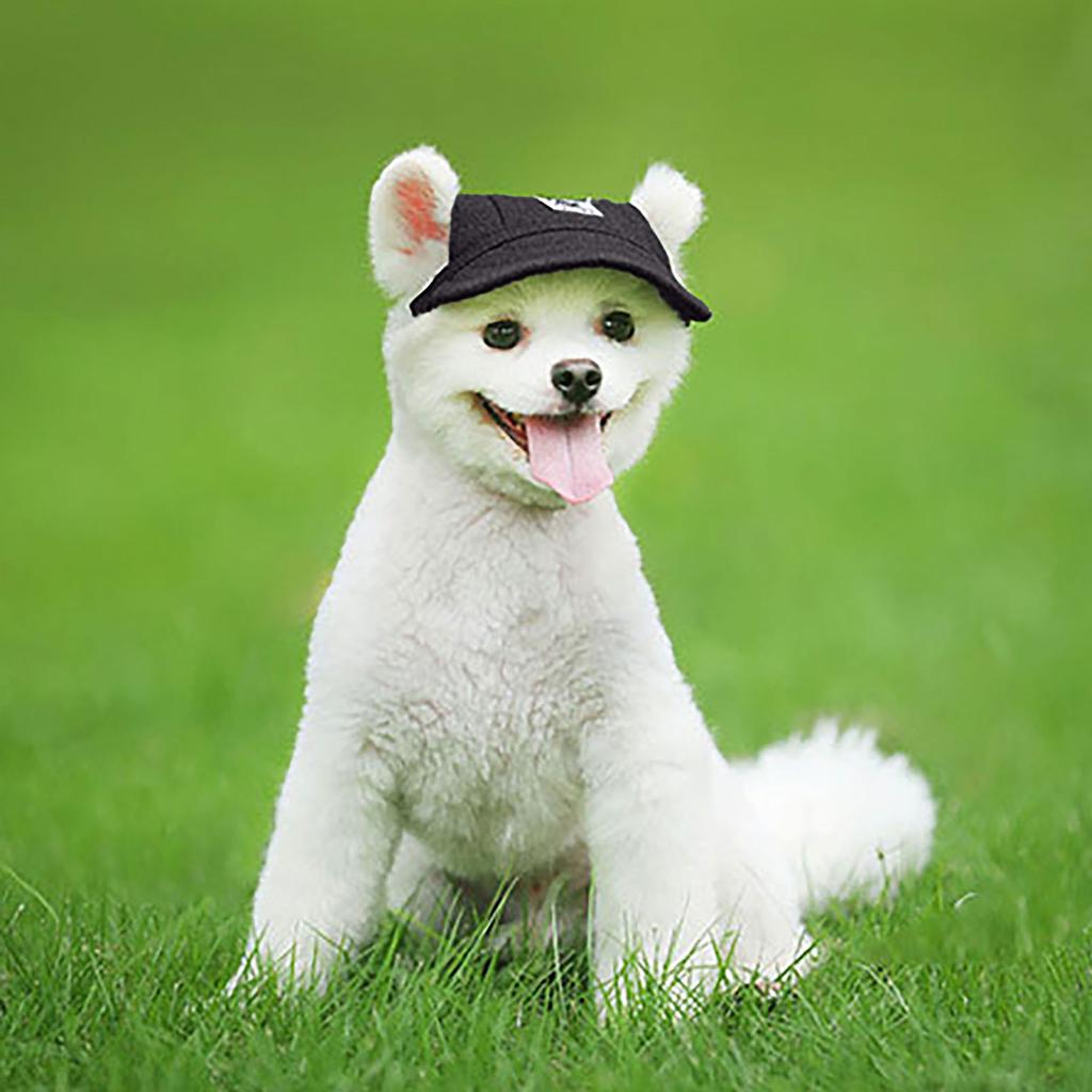  Small Pet Summer Canvas Cap Dog Baseball Visor Hat Puppy Outdoor Pet Cap