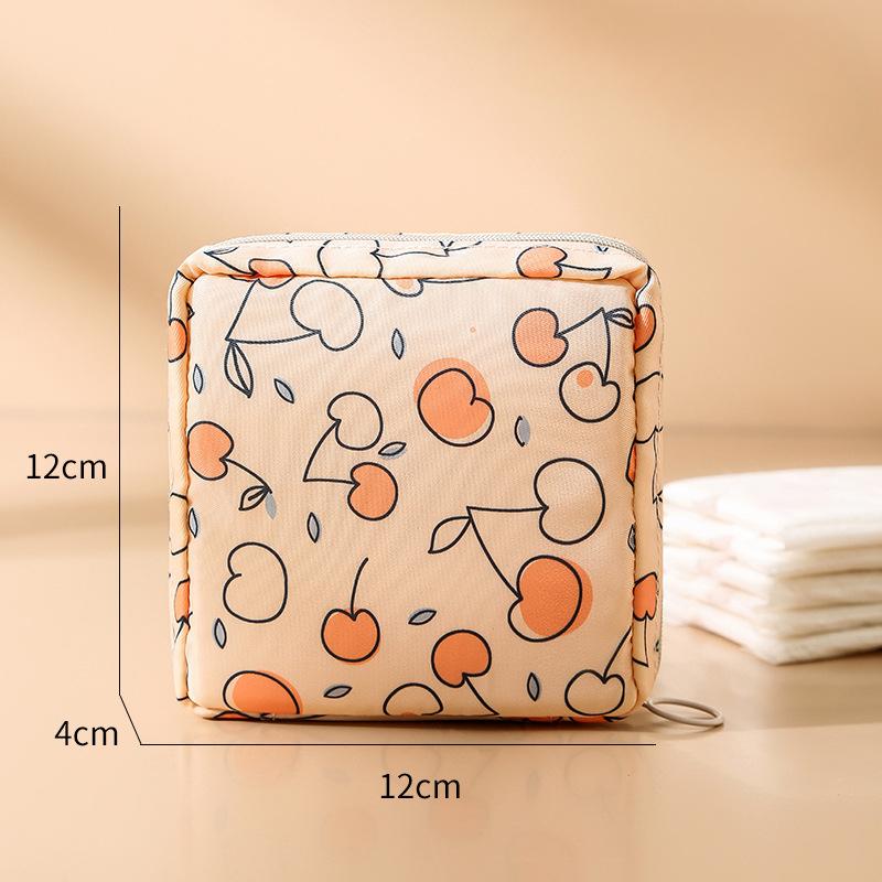 Mini-Damenbinden, Reise-Kopfhörer-Münzen-Aufbewahrungstasche, Beutel, Ausweis, Kreditkartenhalter, Kawai Cartoon, Kosmetik-Kulturbeutel, Organizer-Tasche