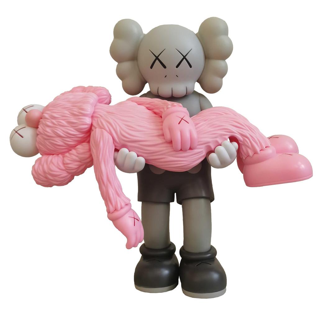 Kaws Semi-Dissected Bear Figure Ornament - Trendy Decorative Toy for Living Room Collection Gift