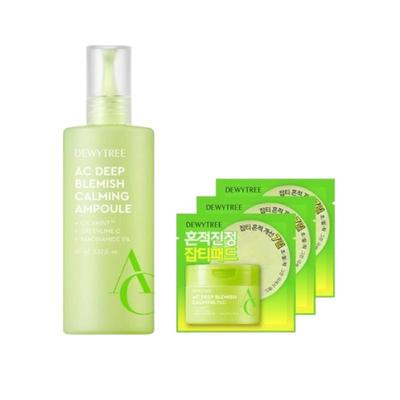 DEWYTREE AC Deep Calming Ampoule 60ml – Korean Soothing Serum for Acne & Sensitive Skin