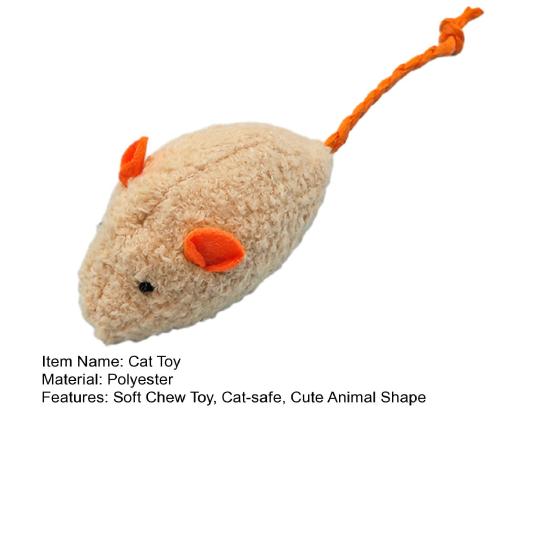 Cat Plush Toy Stuffed Animal Cute Mouse Chick Catnip Toy Penguin Shape Soft Chew Toy