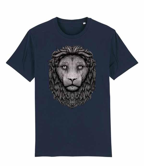 Unisexs TShirt Lion By Konton Zen Nature Gift Wildlife Big Cat Beast S