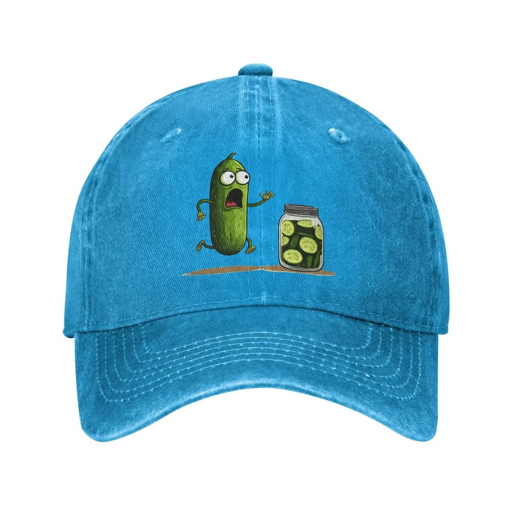Cappellino da Baseball Cartoon Cetriolo Crazy Estivo Casual Cappellino Trucker Design Femminile Maschile Corsa Hippie Vendita Calda Cappellini da Baseball