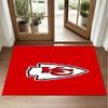 Kansas City Chiefs Design Crystal Velvet Rug Soft Decorative Mat for Bedroom Entrance