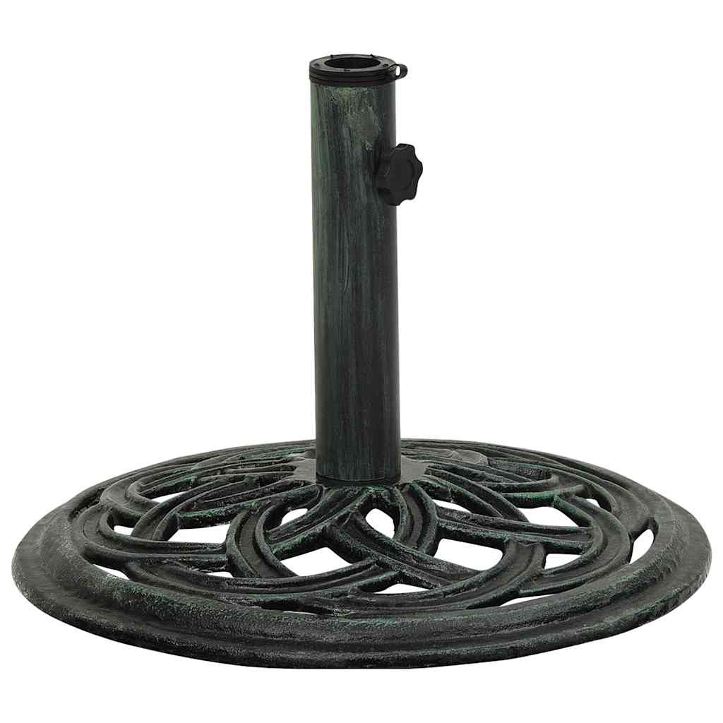 Vidaxl Podstawa Pod Parasol, Zielona, 44X44X31 Cm, Żeliwo