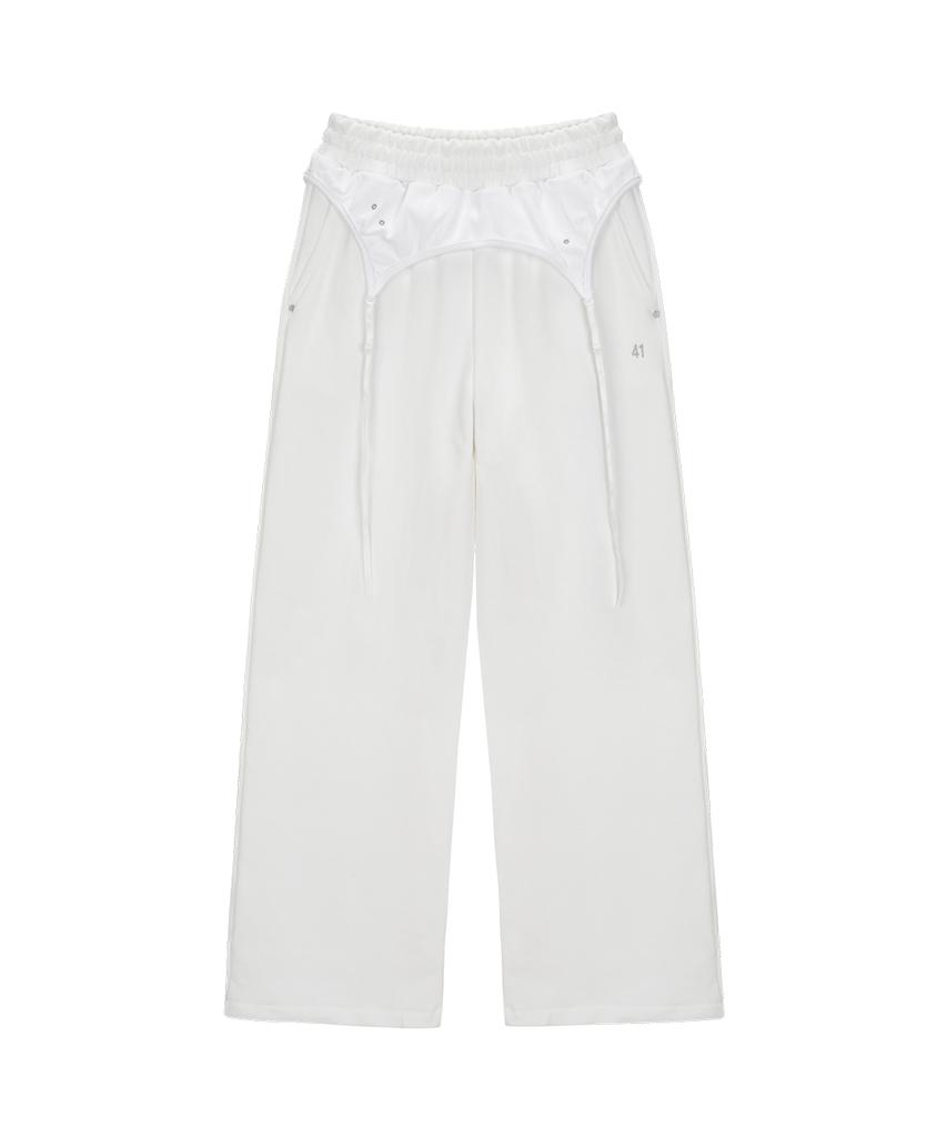 Sailpeulei Layered Sweatpants / Ivory