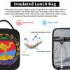 Coat of arms Eritrea Lunch Bag For Child Eritrea Flag Print Lunch Box Aesthetic School Cooler Bag Portable Zipper Lunch Bags