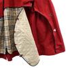 BURBERRY Sanyo Shokai 2WAY Jacket 9 Red With half liner Women Used