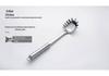 Stainless Steel Kitchen Set: Includes Heat-Resistant Spatula, Slotted Spoon, Soup Ladle for Home and Outdoor Use