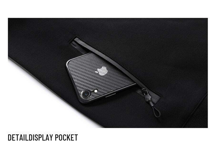 Pánská volná tepláková souprava pro střední a starší věk - jarní/podzimní ležérní bunda