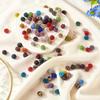 20/50/100pcs Sparkling Solid Color&Gradient Glass Soft Clay Decorative Beads Soft Clay Beads Loose Beads DIY Starry Sky Barrier Beads Jewelry