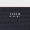 Wallet Mesh Leather Wallet 07001520 Peacock Blue 00 [TAKEO KIKUCHI] Soft & NaturalMini Bi-fold Men's (524)