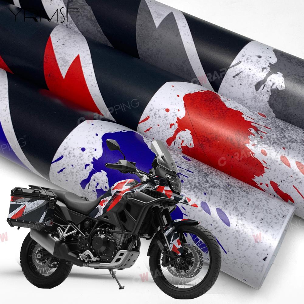 Ink Splashing Vinyl Wrap Car Tuning Accessories Auto Motorcycle Stickers for Car Film Covering WaterProof Geometric Camouflage