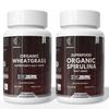 Superfood Kapsel-Kombination | Spirulina & Weizengras
