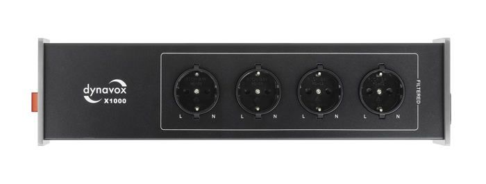 Multiprise - Dynavox - X1000S - 4 Prises Schuko - Filtrage Haute Qualité - Fusible 10A