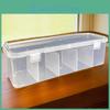 Card Plastic 1pc Storage Clear Box With Dividers Holds 600 Or 1000 Baseball Sports And Trading Cards Durable Organizer For Standard Cards
