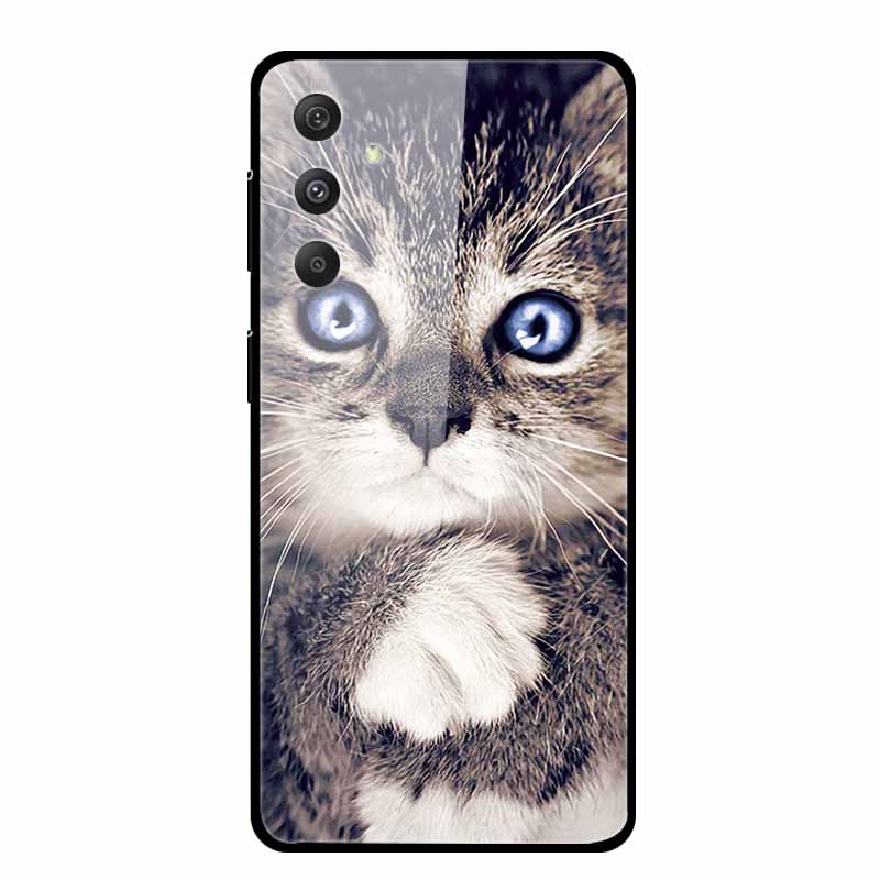 For Samsung Galaxy S25 Plus Case Hard Back Cover Tempered Glass Case For Samsung S25 Plus M55 A16 5G Phone Case Soft TPU Bumper