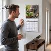 Cute Baby Elephant Decor 2027 Wall Calendar, Hanging Natural Year Round Planning Tool Wild Animal Monthly Planner for Office, Home, Gift Wildlife