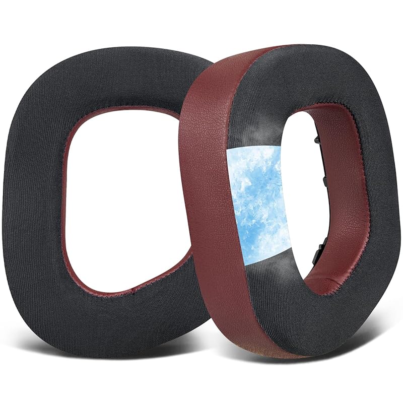 

SOULWIT cooling gel pad ear pads Corsair HS80 Max/HS80 USB Wired/HS 80 RGB Wireless gaming headphone for head pad high density foam exchange Cold
