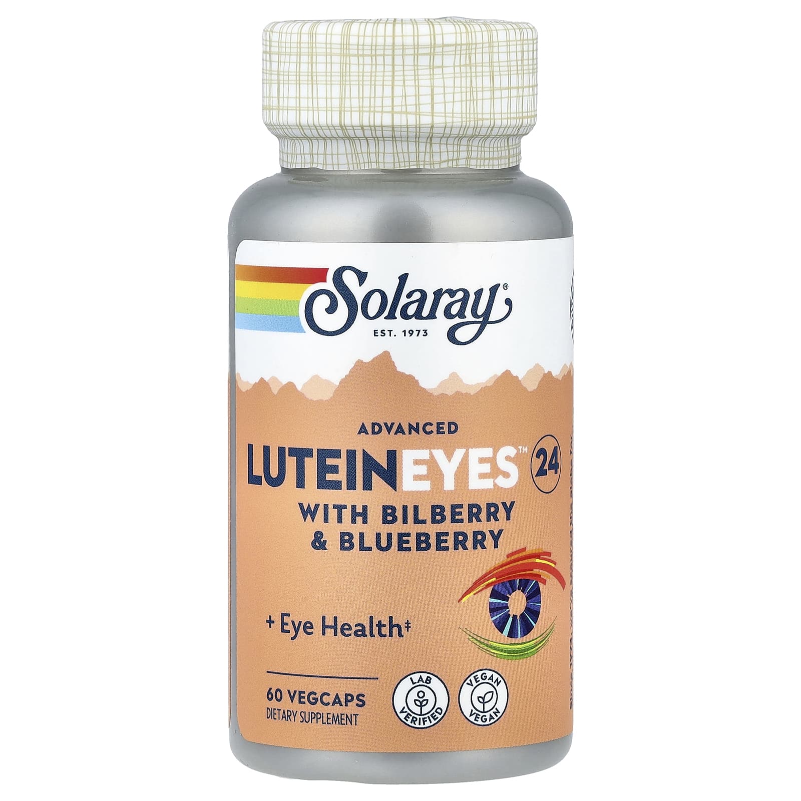 

Advanced Lutein Eyes 24, with Bilberry and Blueberry, 60 Veggie Capsules