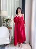 Ice silk pajamas women's spring and autumn long suspender pajamas, two summer pure desire sexy long skirts with chest pads, and robes